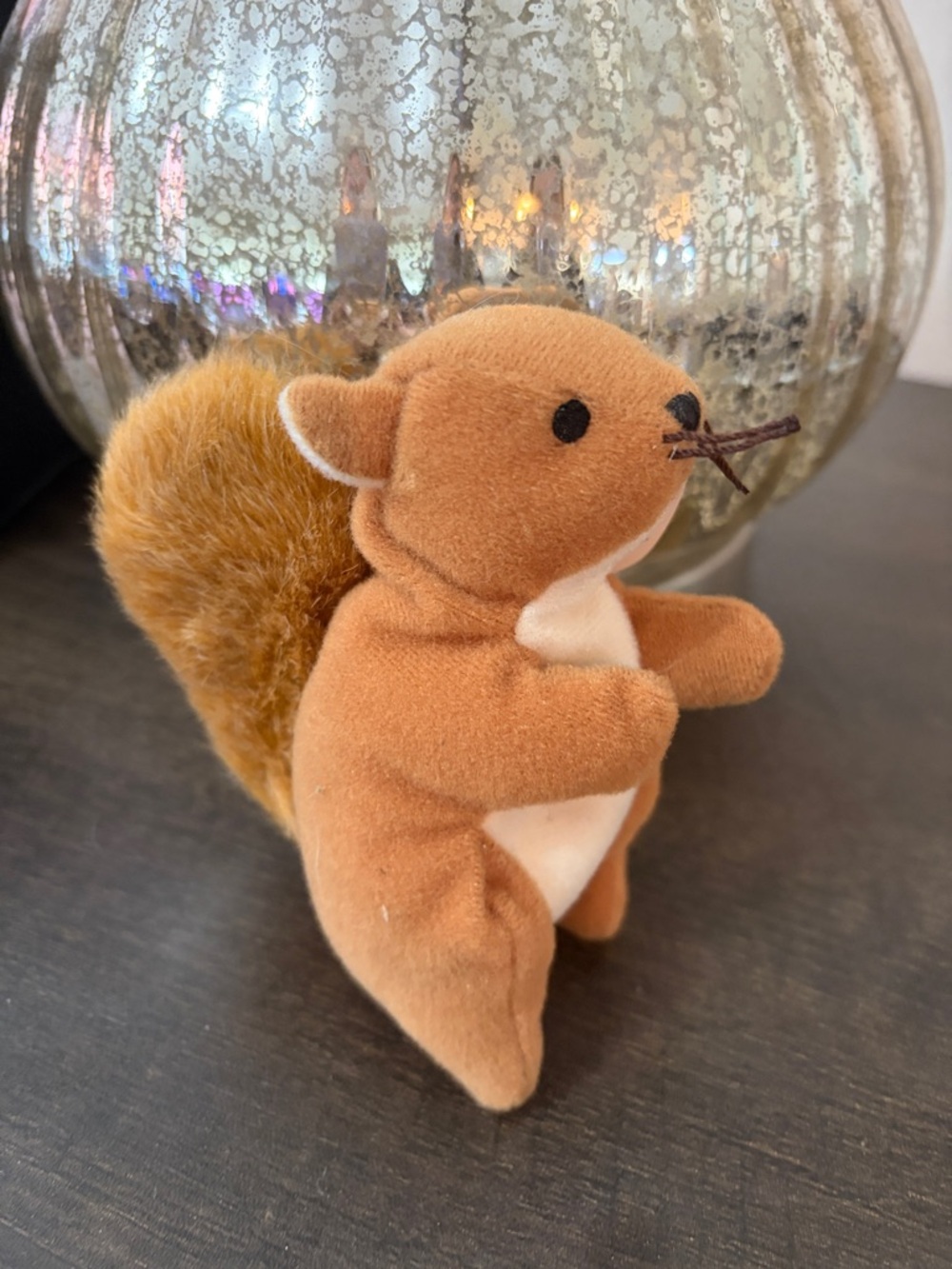 Vintage 1999 McDonald's Ty Nuts the Squirrel Plush #8 NOT In Package Teeny